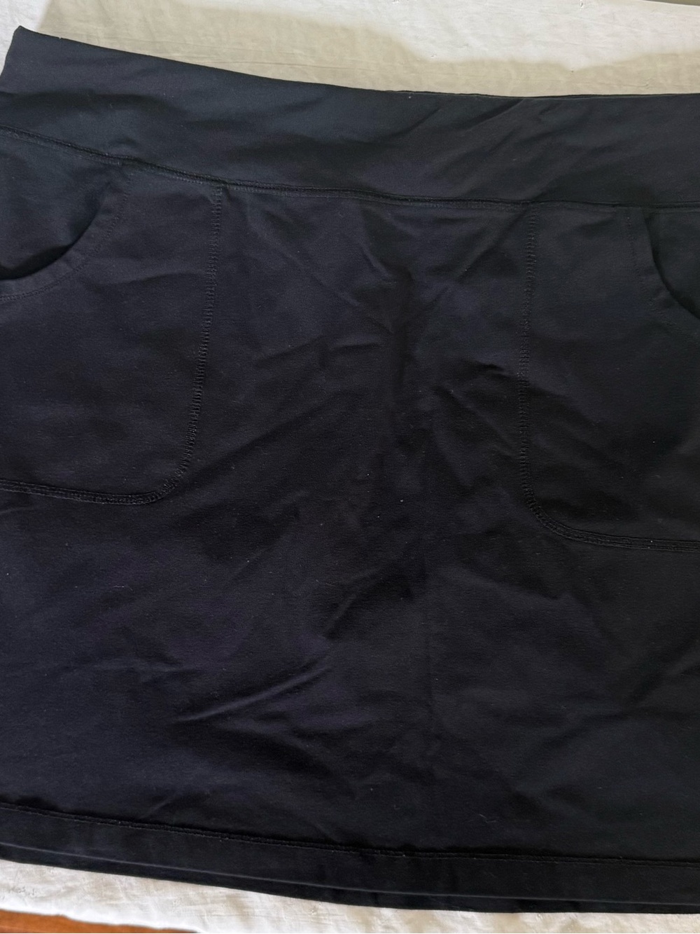 Columbia Black Mini Skirt with Front Pockets